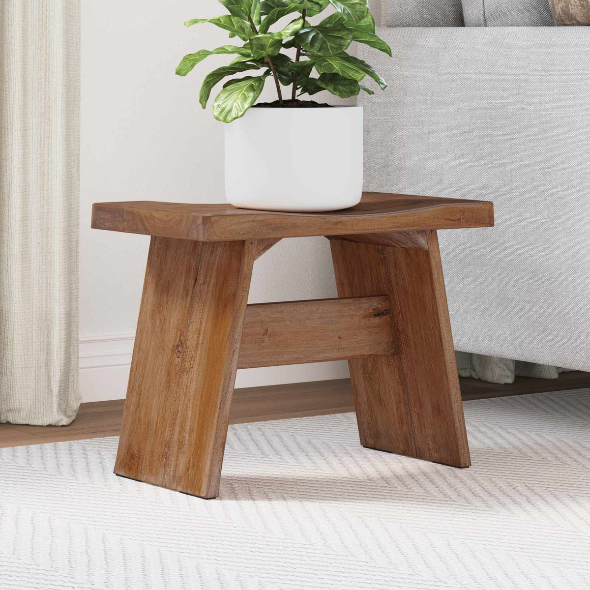 vidaXL Halka Naturalny 40 x 25 x 31 cm Drewno mahoniowe