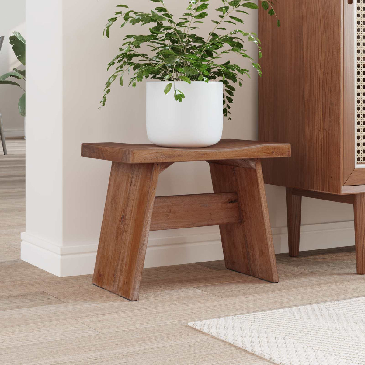 vidaXL Halka Naturalny 40 x 25 x 31 cm Drewno mahoniowe