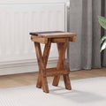 vidaXL Halka Naturalny 30 x 30 x 48 cm Lite drewno z odzysku