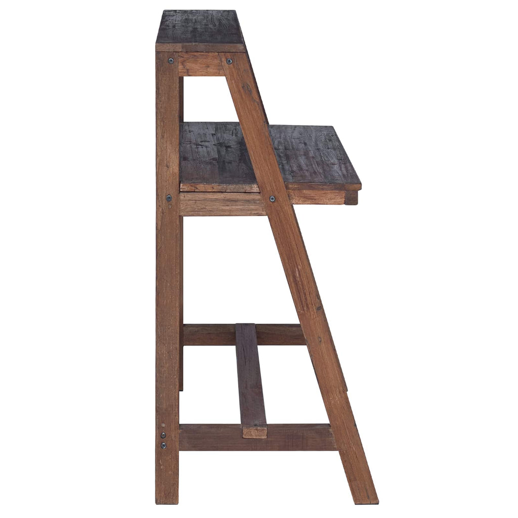 vidaXL Biurko Brązowy 90 x 50 x 103 cm Lite Drewno Recyklingowe