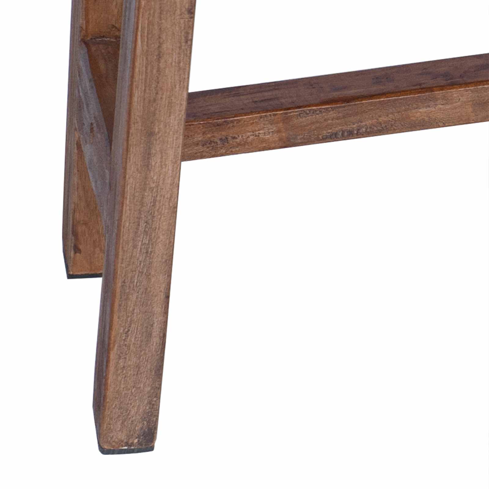 vidaXL Biurko Brązowy 110 x 30 x 79 cm Lite drewno mahoniowe