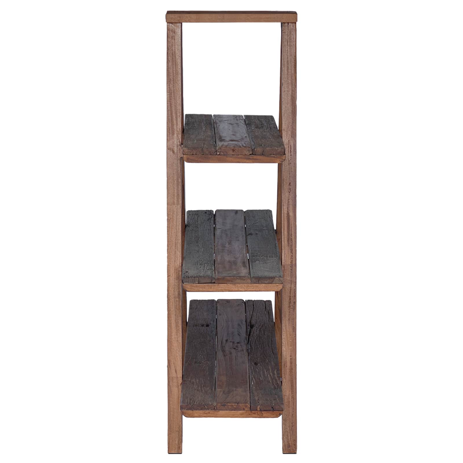 vidaXL Regał składany z półką Brązowy 79.5 x 35 x 112 cm