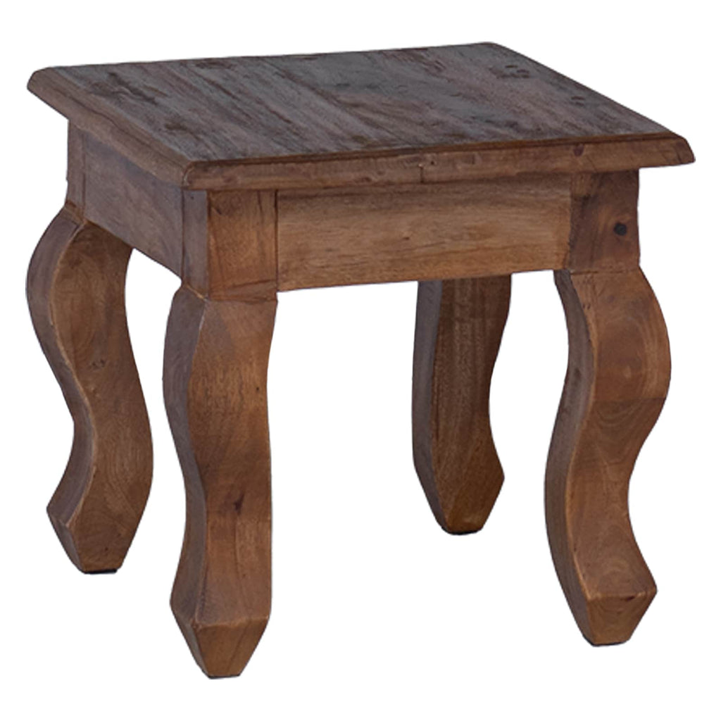 vidaXL Stolik Nesting 3 pcs Brązowy Lite drewno mahoniowe