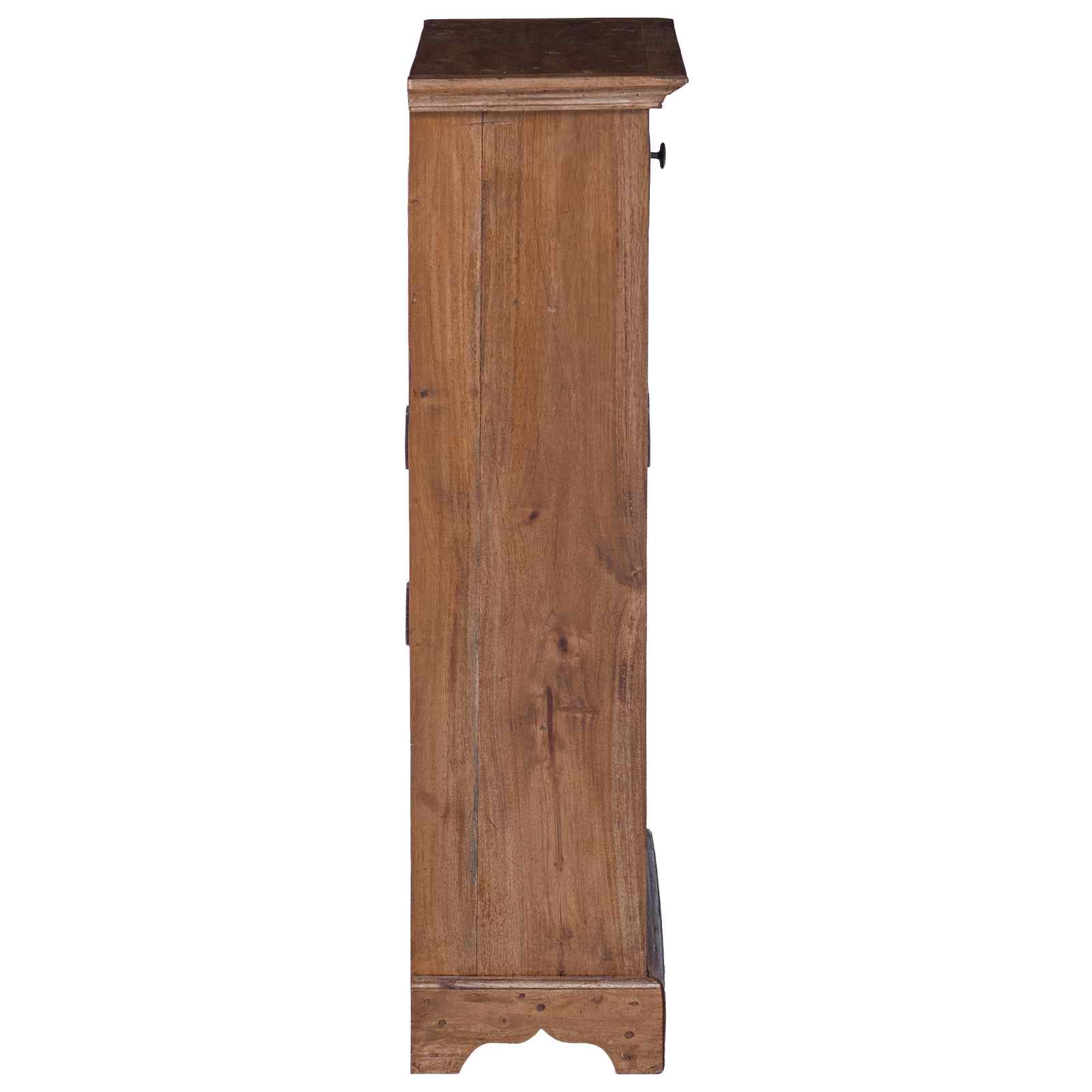 vidaXL Regał na wino 55 x 23 x 85 cm Lite drewno mahoniowe