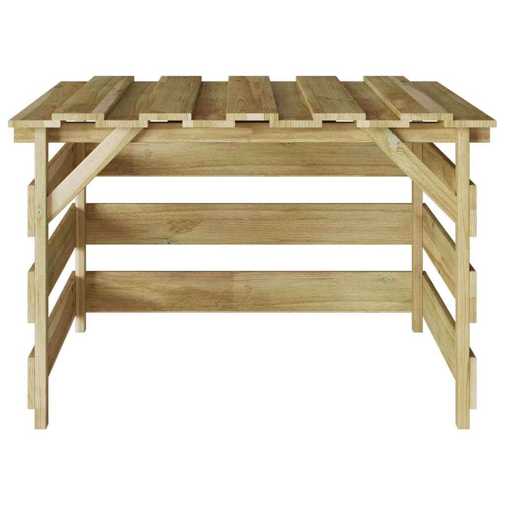 vidaXL Garaż dla kosiarki do trawnika Brązowy 84 x 80 x 56 cm