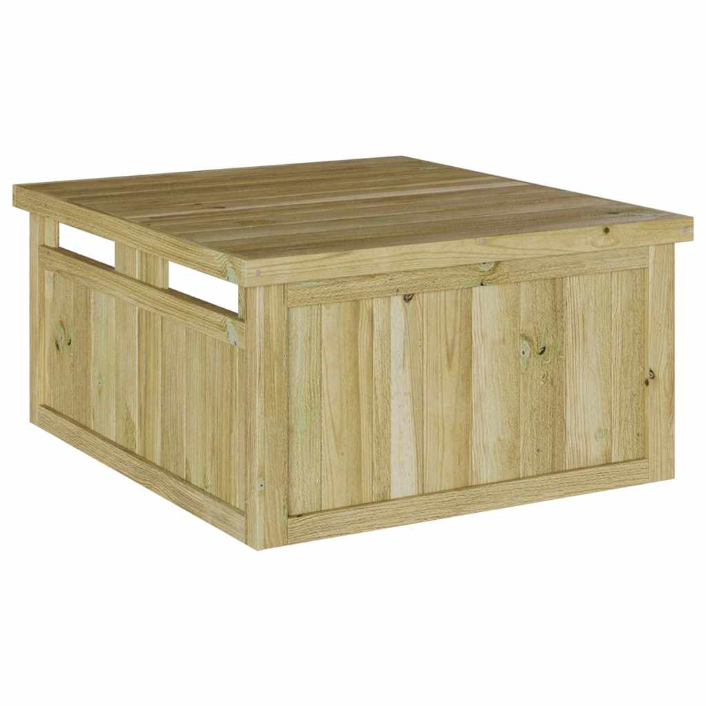vidaXL Garaż dla kosiarki do trawnika Brązowy 73,5 x 81,5 x 38,5 cm