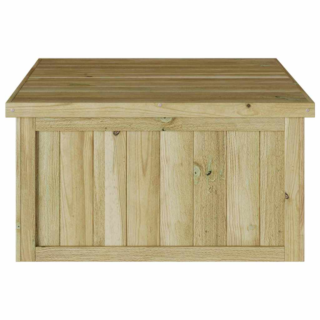vidaXL Garaż dla kosiarki do trawnika Brązowy 73,5 x 81,5 x 38,5 cm
