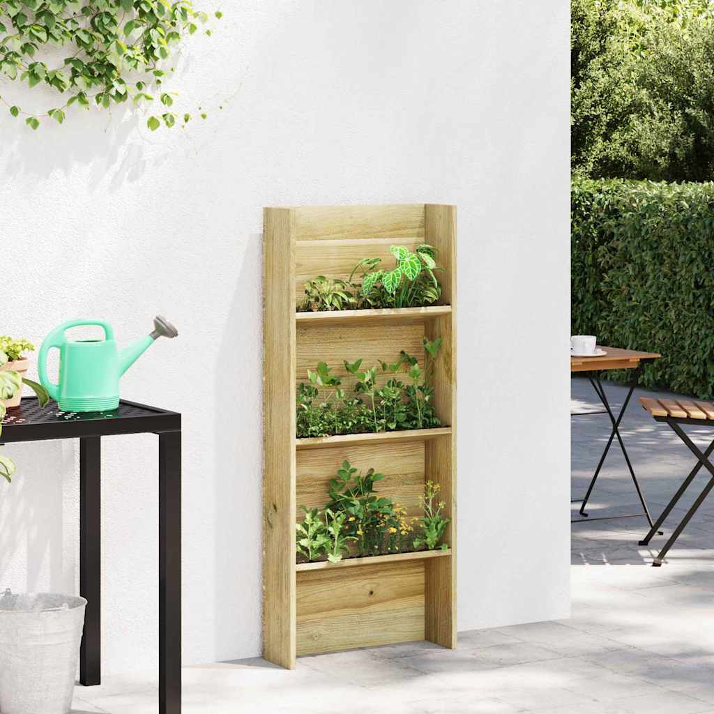 vidaXL Półki na rośliny brązowy 50 x 15 x 117 cm