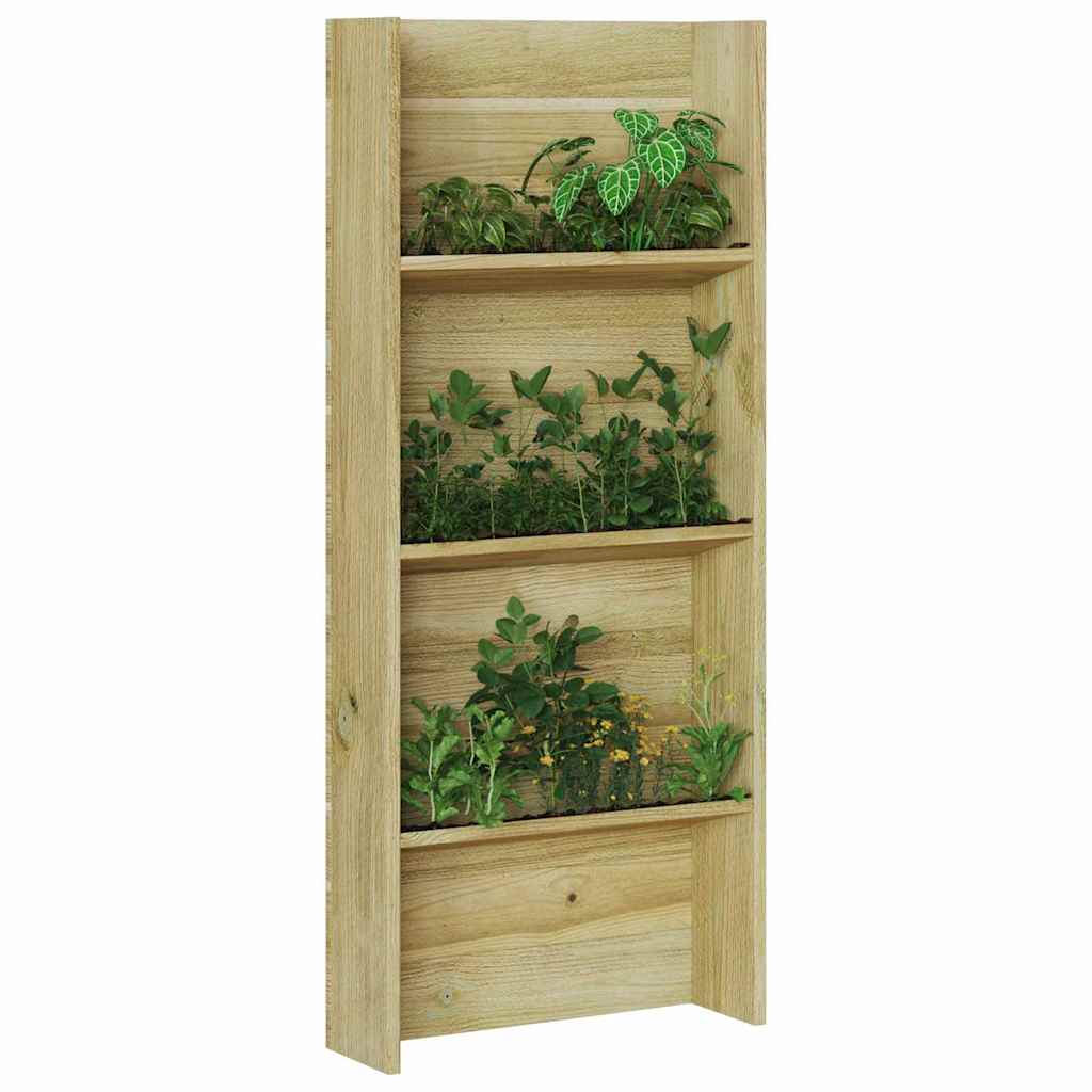 vidaXL Półki na rośliny brązowy 50 x 15 x 117 cm