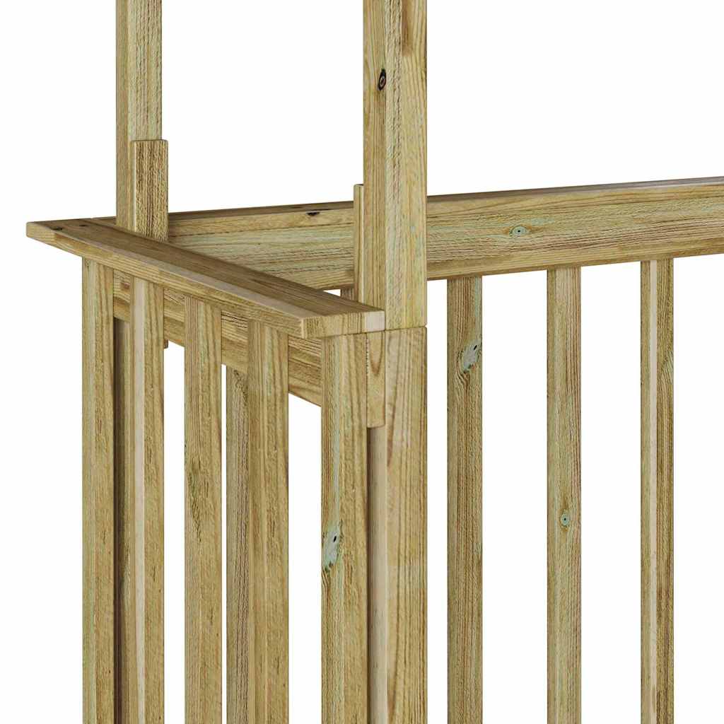 vidaXL Wiata grillowa 133,5 x 63 x 200 cm Impregnowane drewno sosnowe