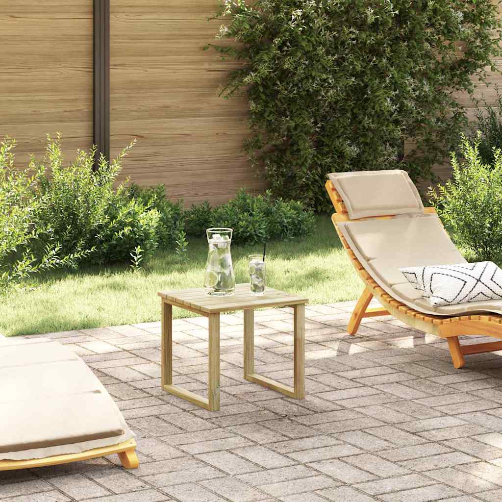 vidaXL stół Naturalny 40 x 40 x 36 cm Impregnowane drewno sosnowe