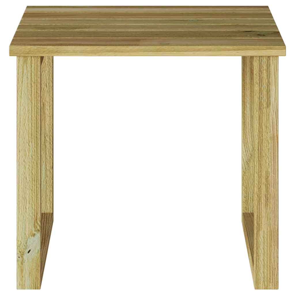 vidaXL stół Naturalny 40 x 40 x 36 cm Impregnowane drewno sosnowe