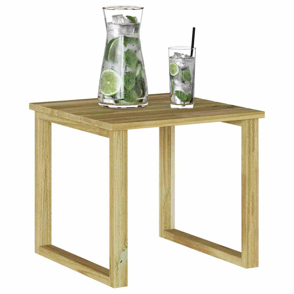 vidaXL stół Naturalny 40 x 40 x 36 cm Impregnowane drewno sosnowe