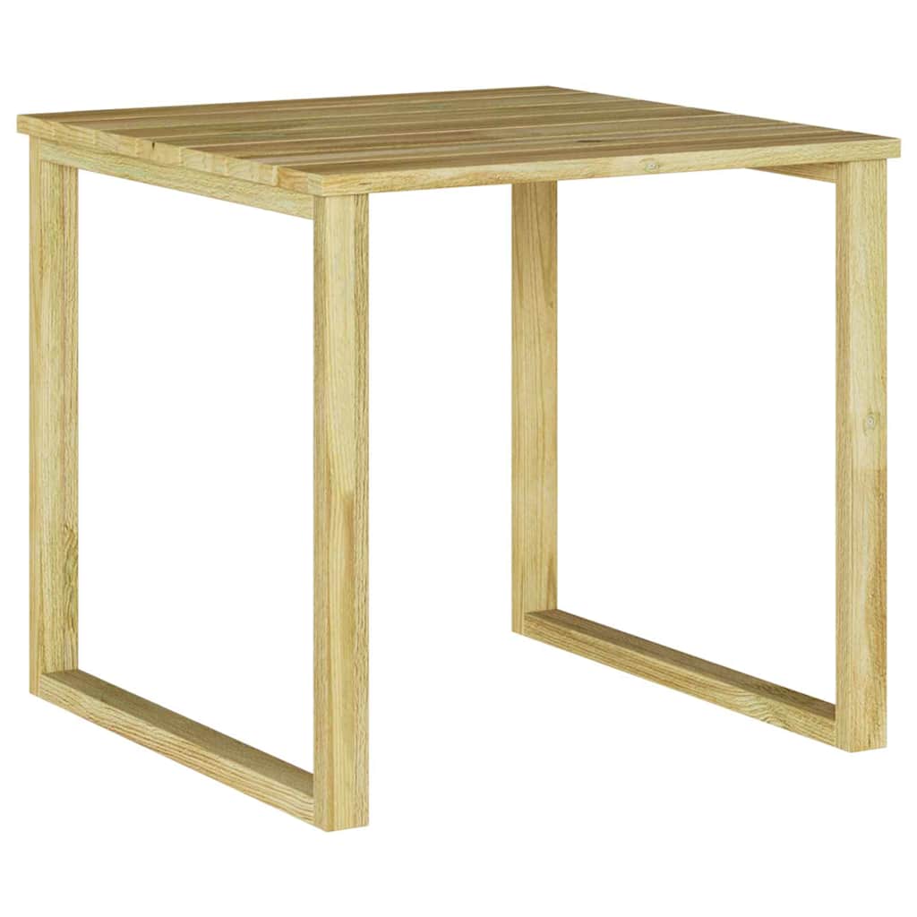 vidaXL stół Naturalny 50,5 x 50 x 46 cm Impregnowane drewno sosnowe