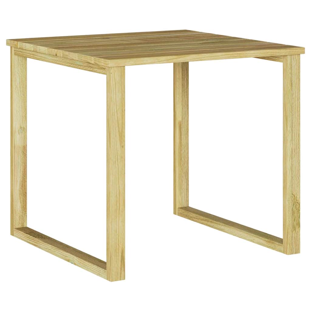 vidaXL stół Naturalny 50,5 x 50 x 46 cm Impregnowane drewno sosnowe