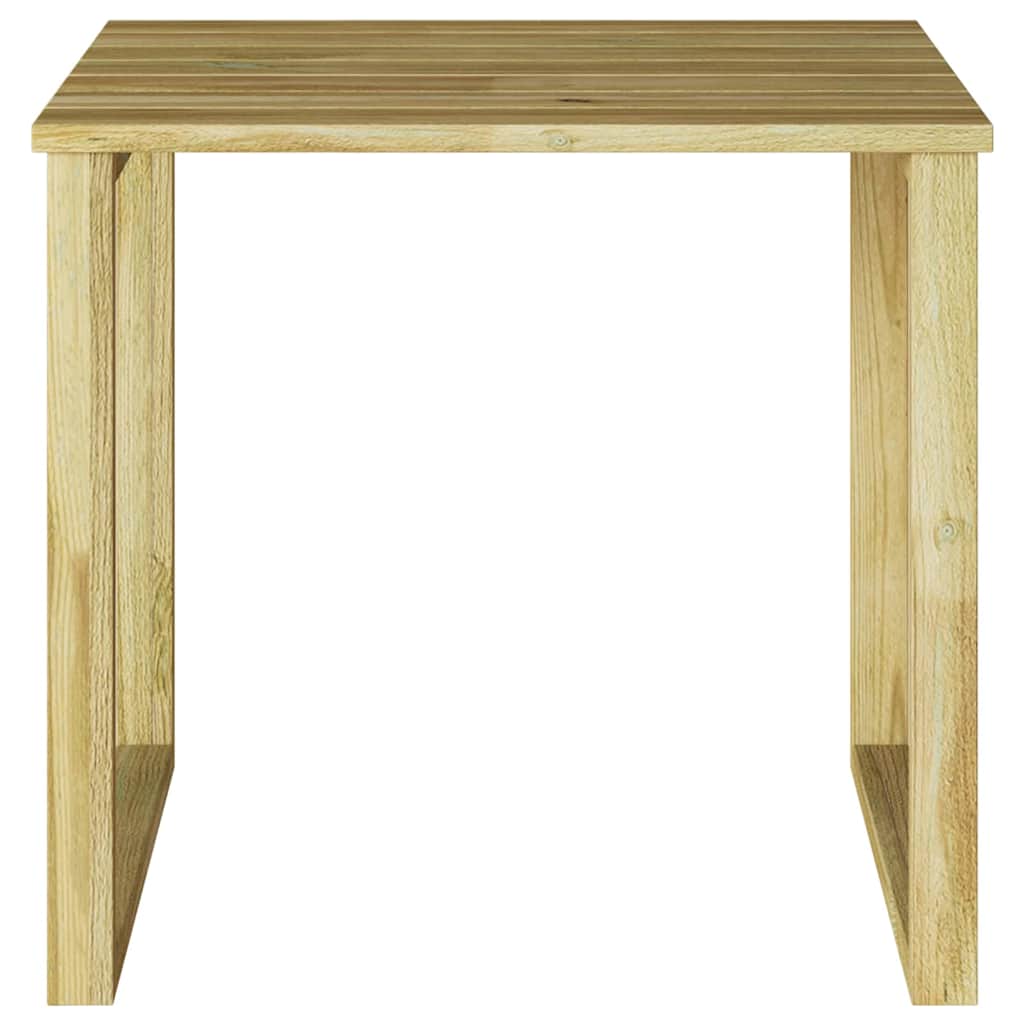 vidaXL stół Naturalny 50,5 x 50 x 46 cm Impregnowane drewno sosnowe