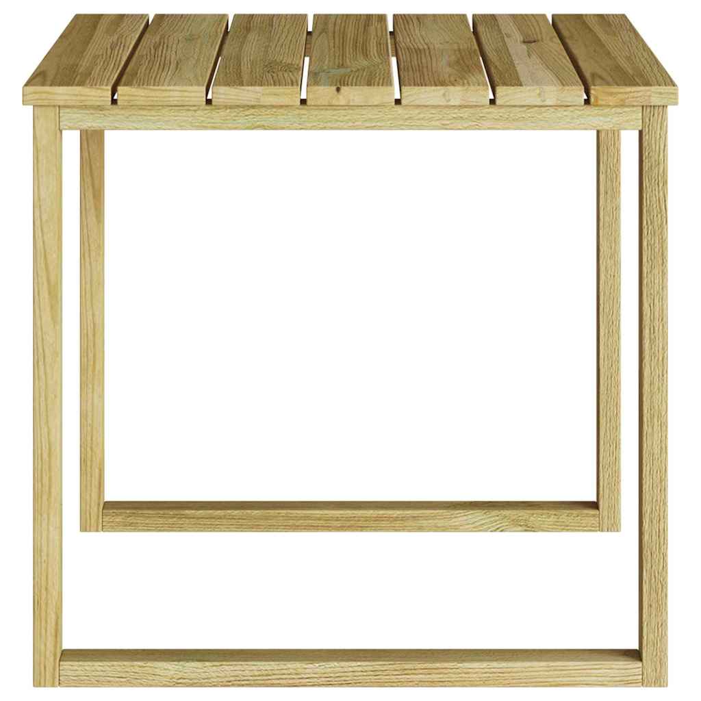 vidaXL stół Naturalny 50,5 x 50 x 46 cm Impregnowane drewno sosnowe