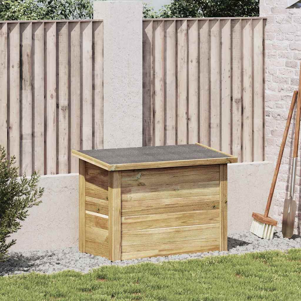 vidaXL Skrzynia do przechowywania Naturalny 80 x 44,5 x 57,5 cm