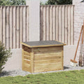 vidaXL Skrzynia do przechowywania Naturalny 80 x 44,5 x 57,5 cm