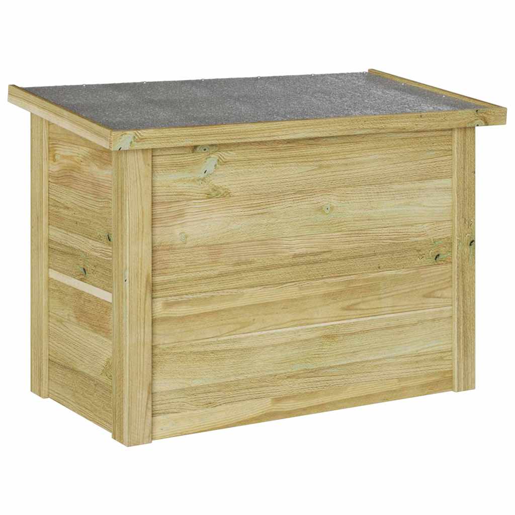vidaXL Skrzynia do przechowywania Naturalny 80 x 44,5 x 57,5 cm