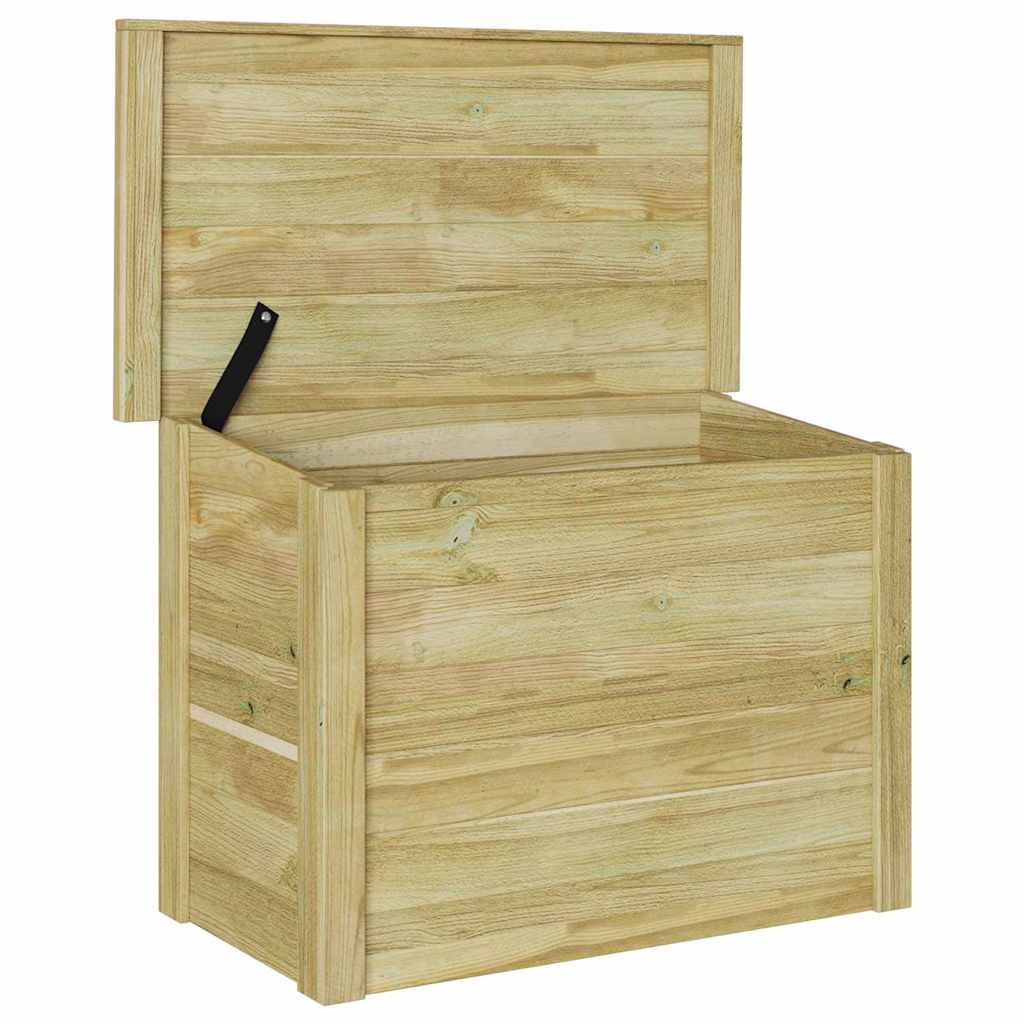 vidaXL Skrzynia do przechowywania Naturalny 80 x 44,5 x 57,5 cm