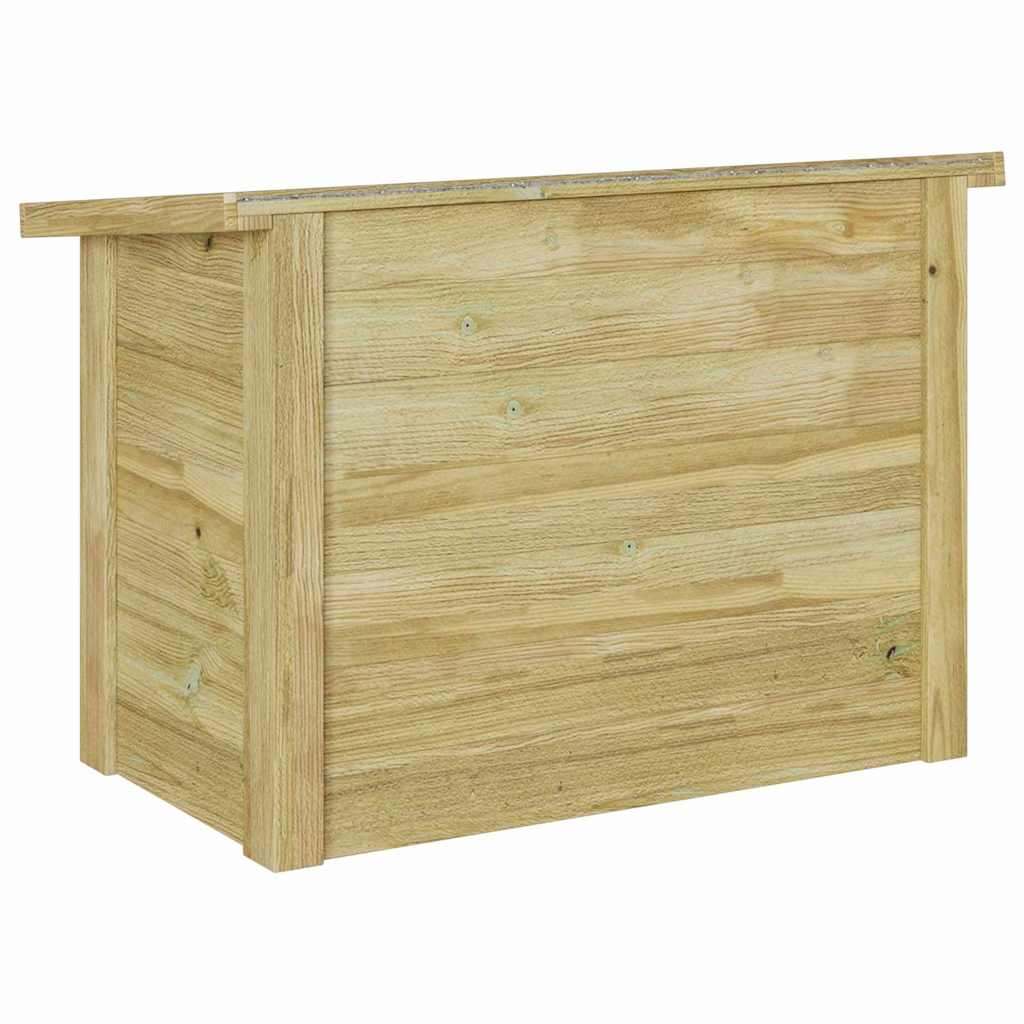 vidaXL Skrzynia do przechowywania Naturalny 80 x 44,5 x 57,5 cm