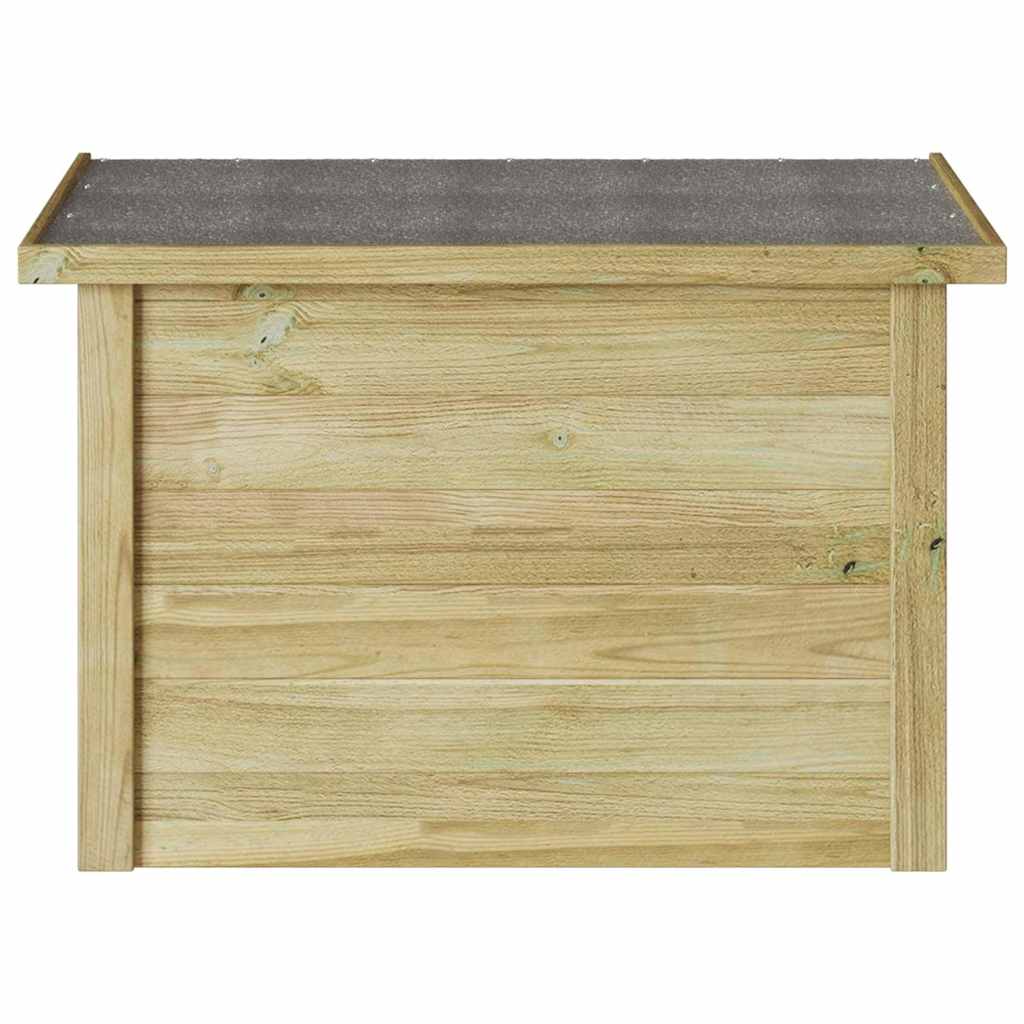 vidaXL Skrzynia do przechowywania Naturalny 80 x 44,5 x 57,5 cm