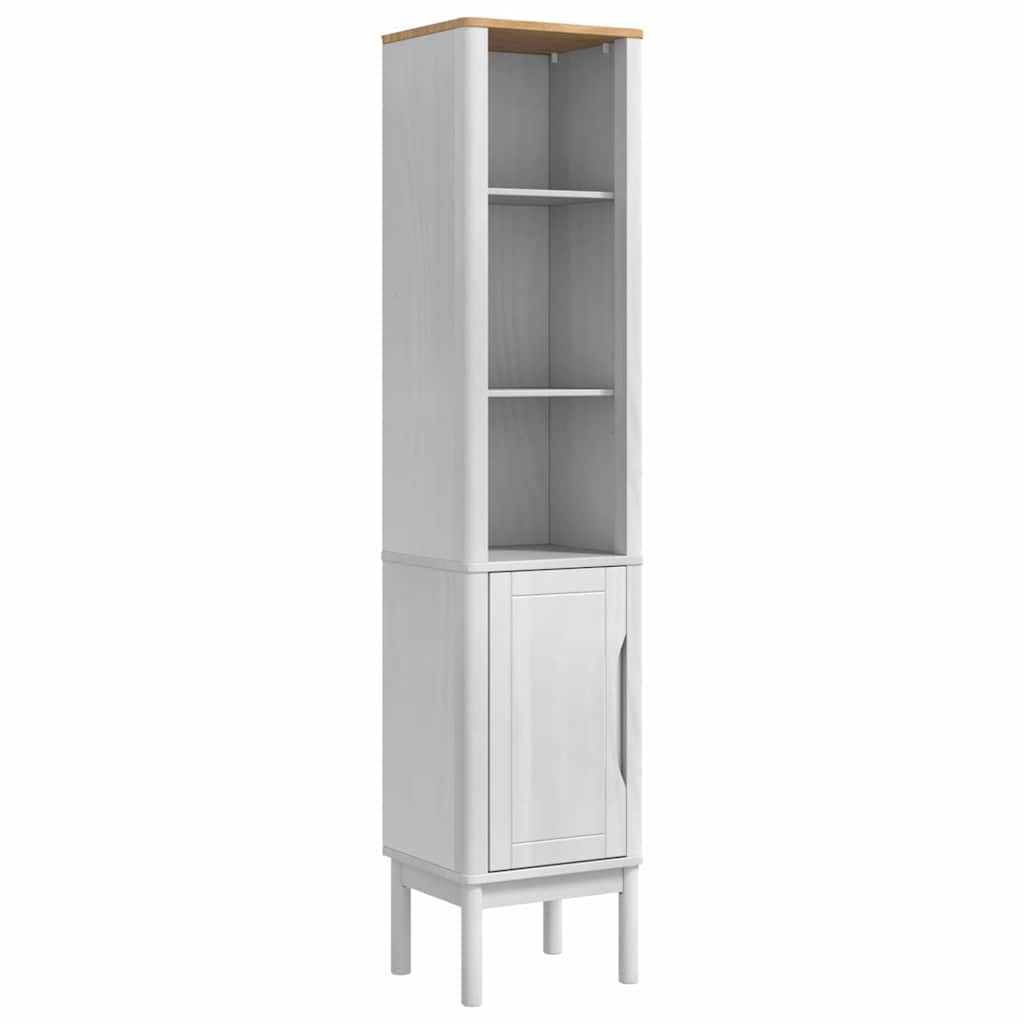 vidaXL Zestaw mebli łazienkowych FLORO 2 pcs Biały Lite drewno sosnowe