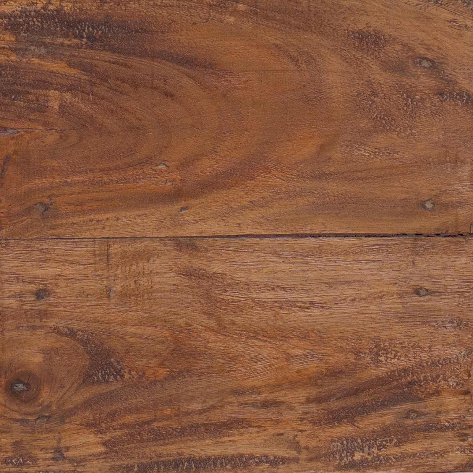 vidaXL Halka Naturalny 30 x 30 x 38 cm Lite drewno teakowe