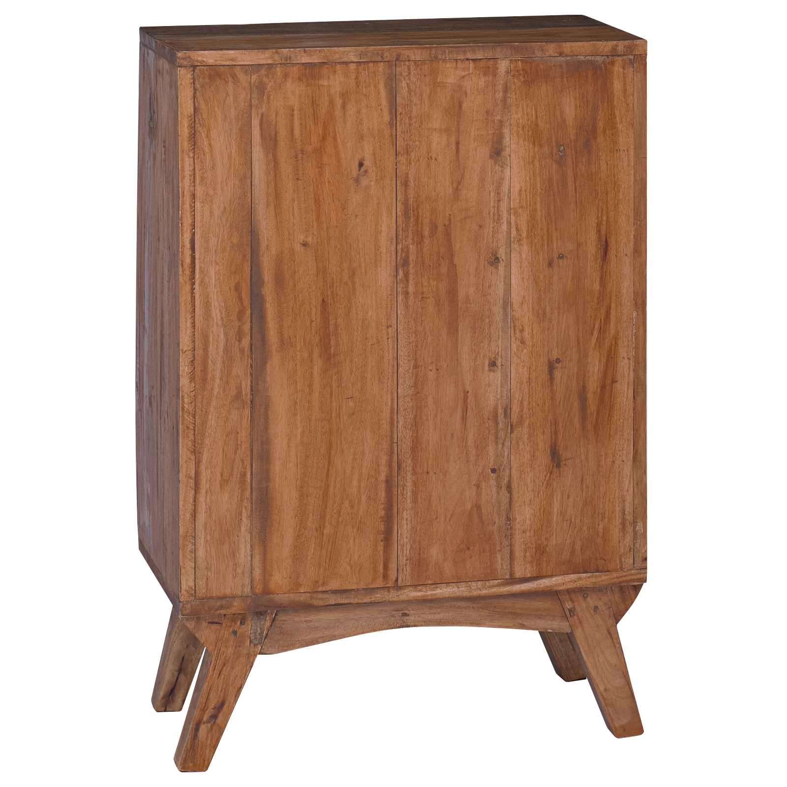 vidaXL Stojak Brązowy 60 x 30 x 90 cm Lite Drewno Recyklingowe