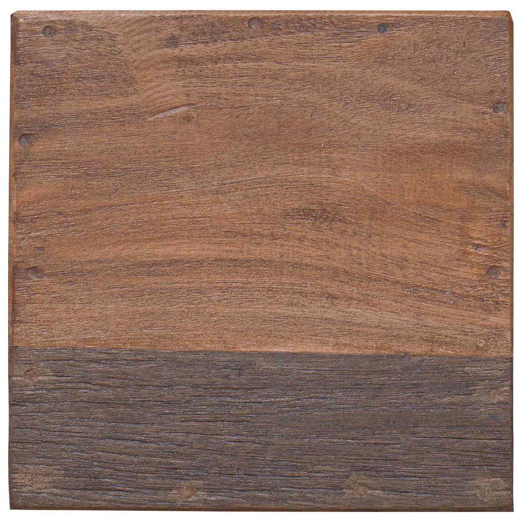 vidaXL Halka Naturalny 29 x 29 x 48 cm Lite drewno z odzysku