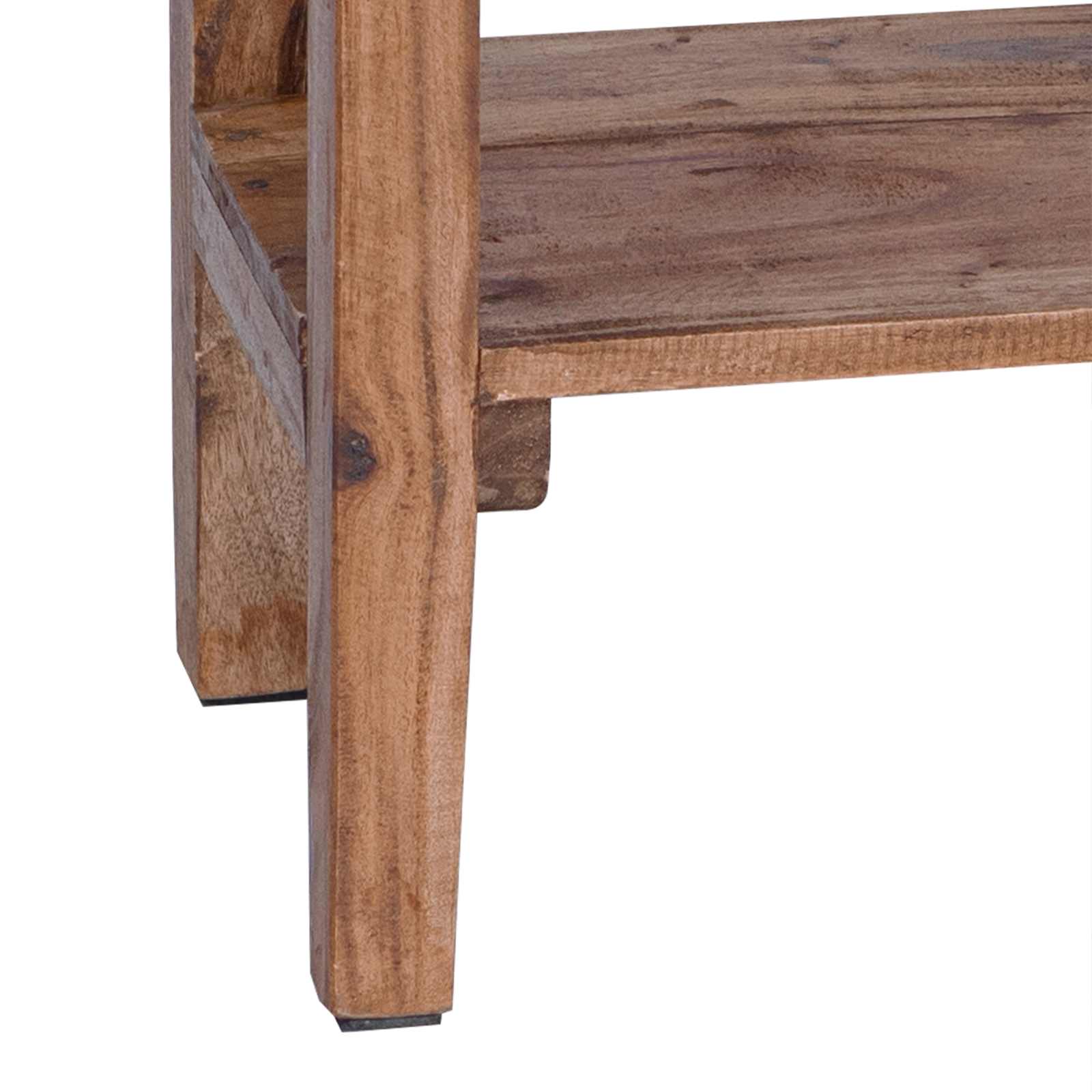 vidaXL Stojak na rośliny Brązowy 34 x 25 x 52 cm Drewno mahoniowe