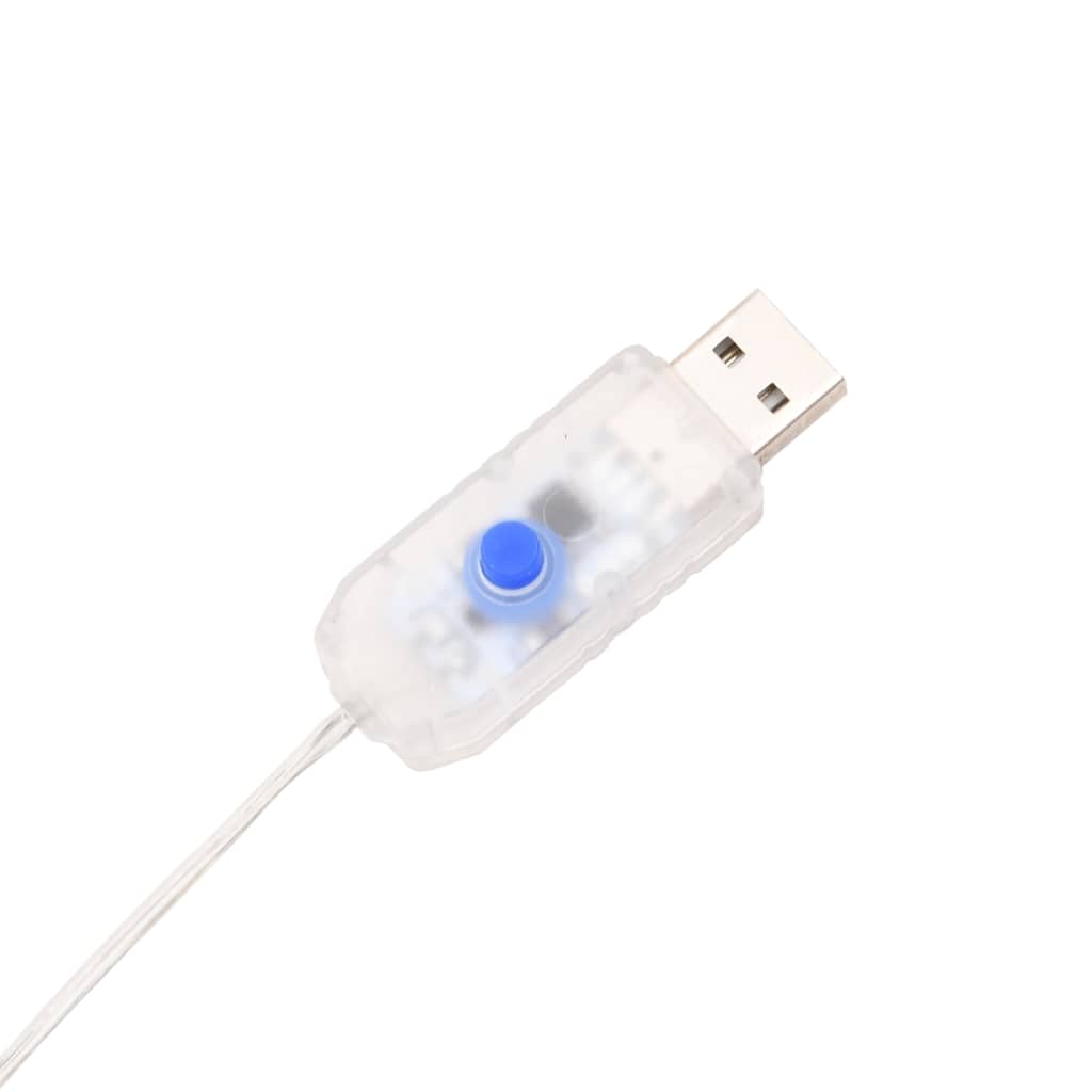 vidaXL LED Renifery 6 pcs złoty tkanina