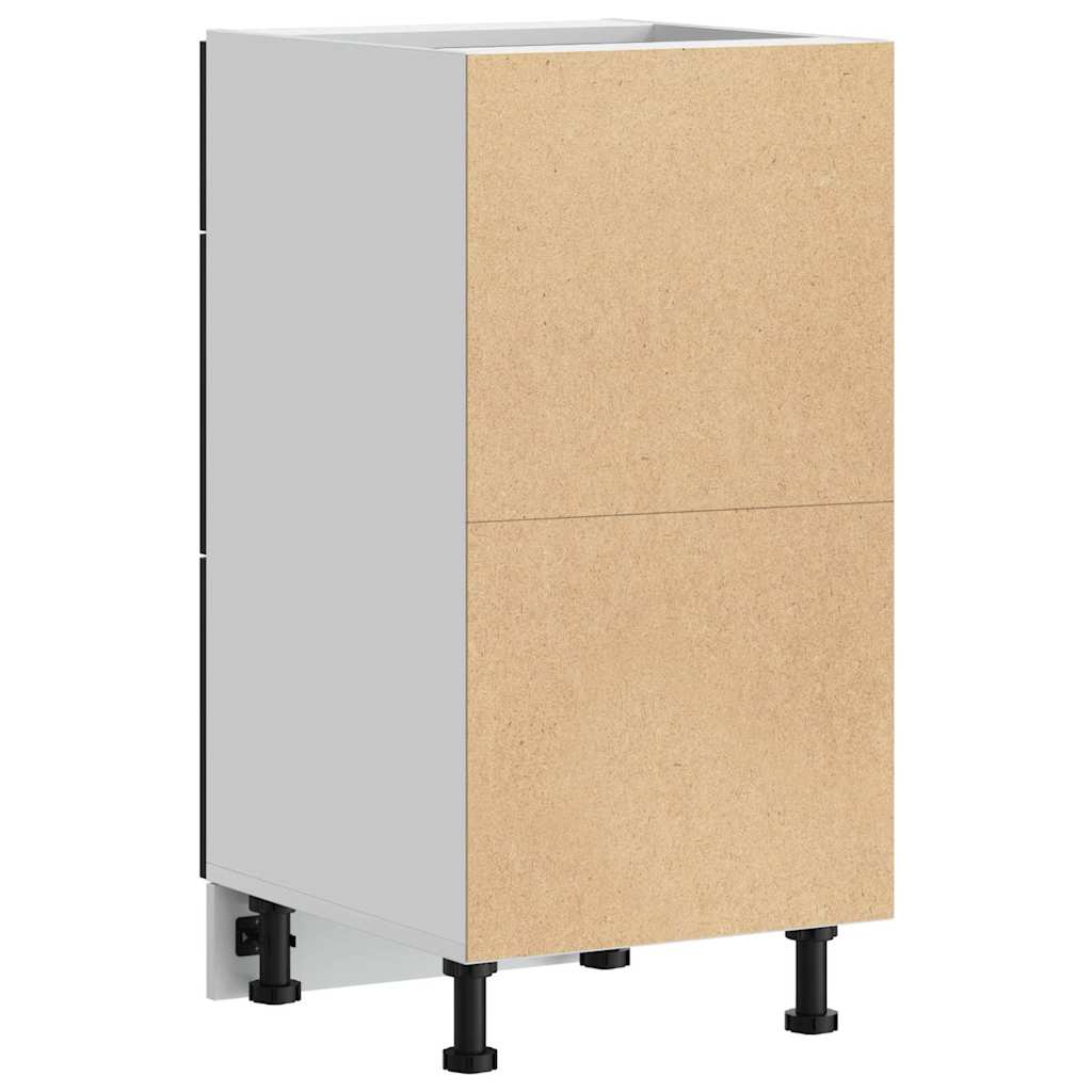 vidaXL Szafka kuchenne podstawowa Czarny Dąb 40 x 46 x 81,5 cm