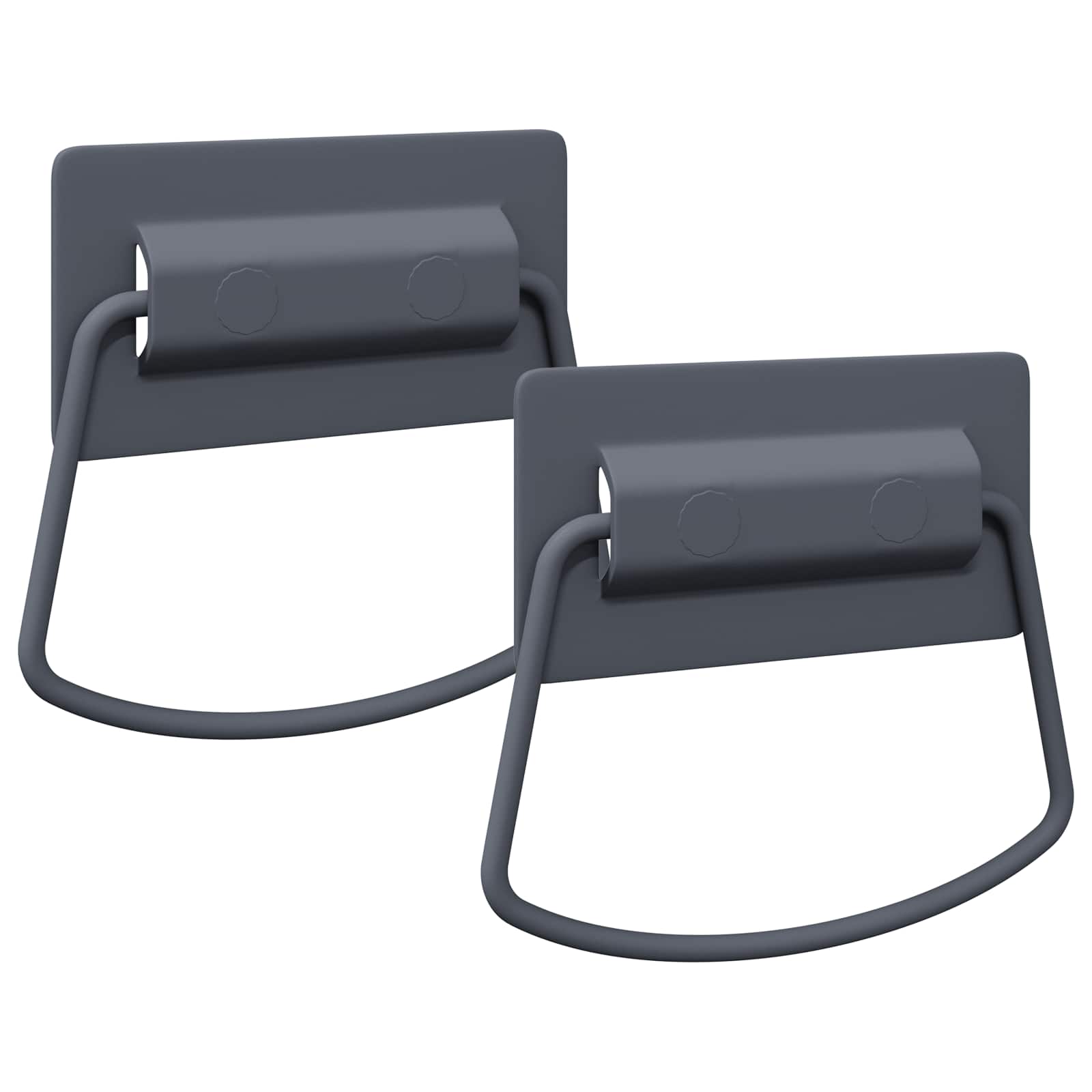 vidaXL Uchwyty do szafek 2 pcs Antracyt 85 x 45 mm Metal