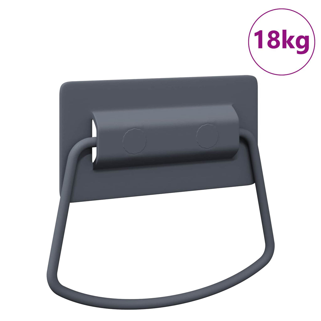 vidaXL Uchwyty do szafek Antracyt 85 x 45 mm Metal