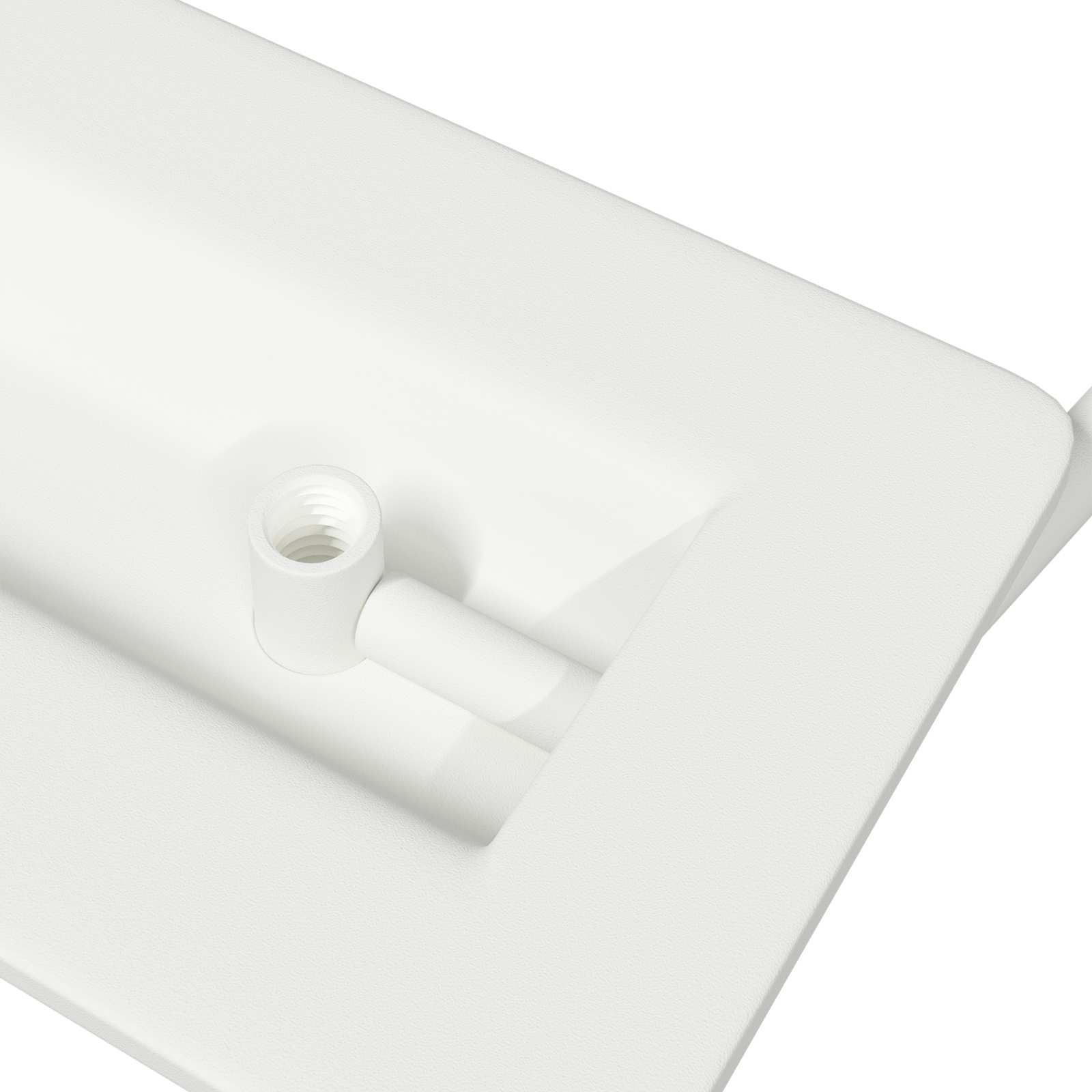 vidaXL Uchwyty do szafek 2 pcs Biały 85 x 45 mm Metal