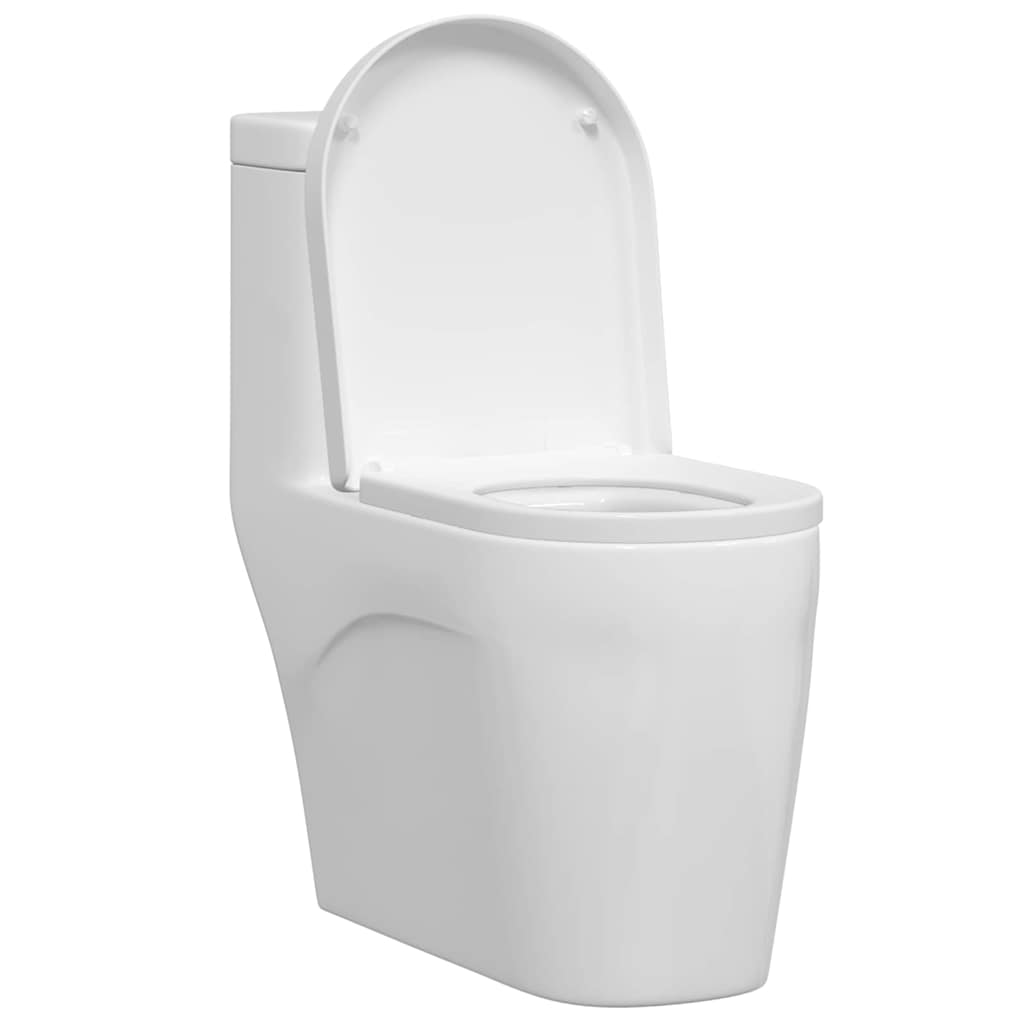 vidaXL Deska toaletowa Biały 48 x 36,5 x 4,5 cm polipropylen