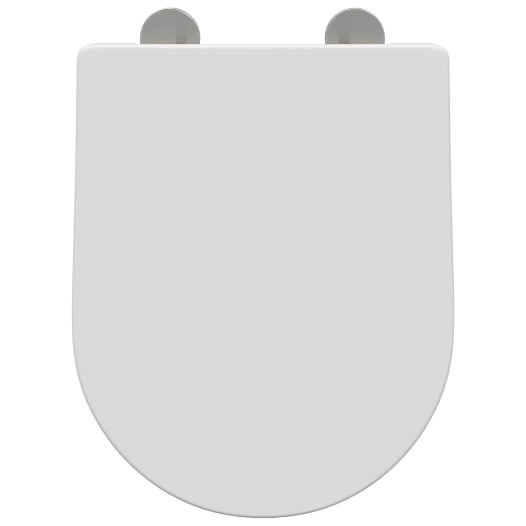 vidaXL Deska toaletowa Biały 48 x 36,5 x 4,5 cm polipropylen