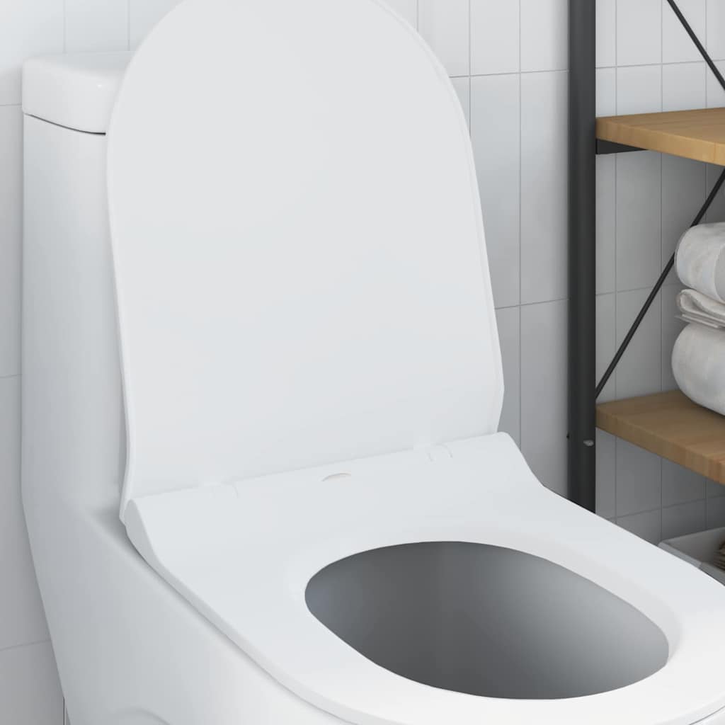 vidaXL Deska toaletowa Z regulacją Biały 50 x 36,5 x 5 cm polipropylen