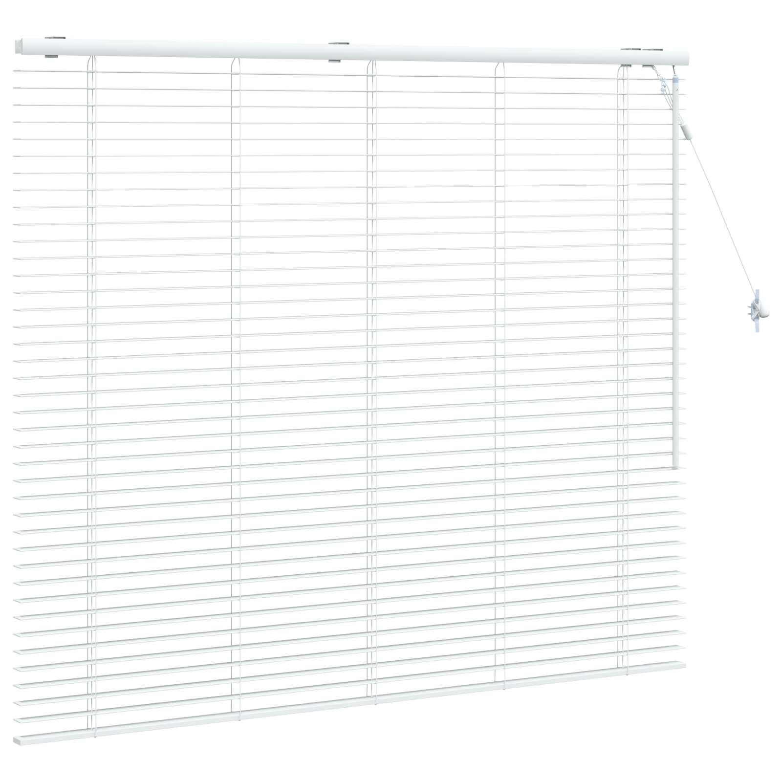 vidaXL Żaluzja wenecka Biały 160 x 130 cm 35 mm