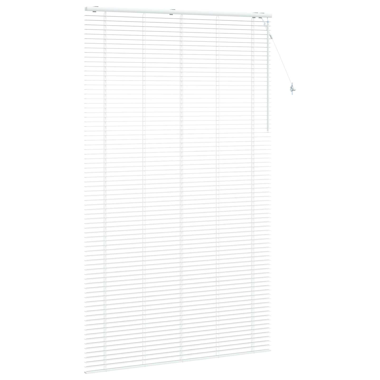 vidaXL Żaluzja wenecka Biały 155 x 250 cm 35 mm