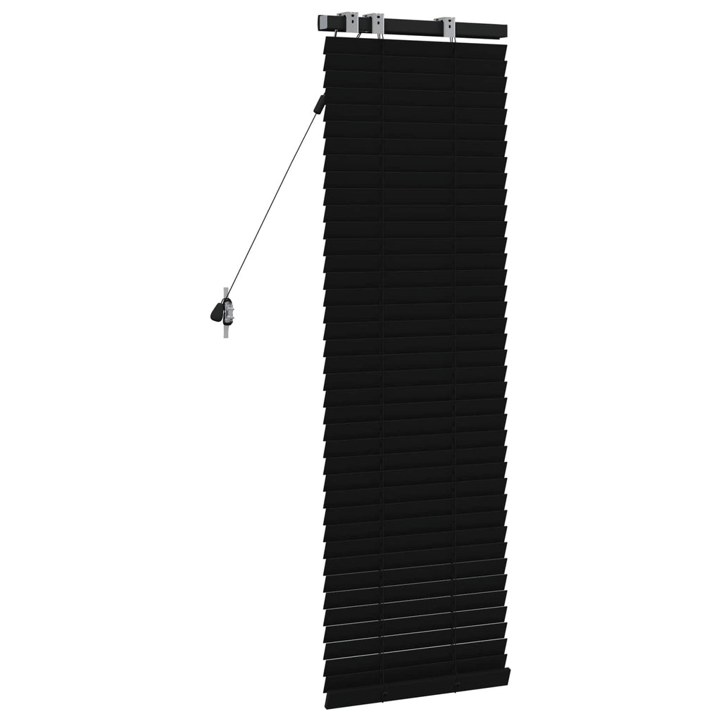 vidaXL Żaluzja wenecka Czarny 50 x 130 cm 35 mm
