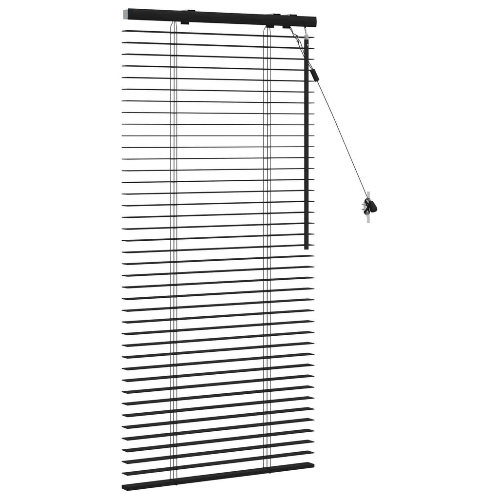 vidaXL Żaluzja wenecka Czarny 55 x 130 cm 35 mm