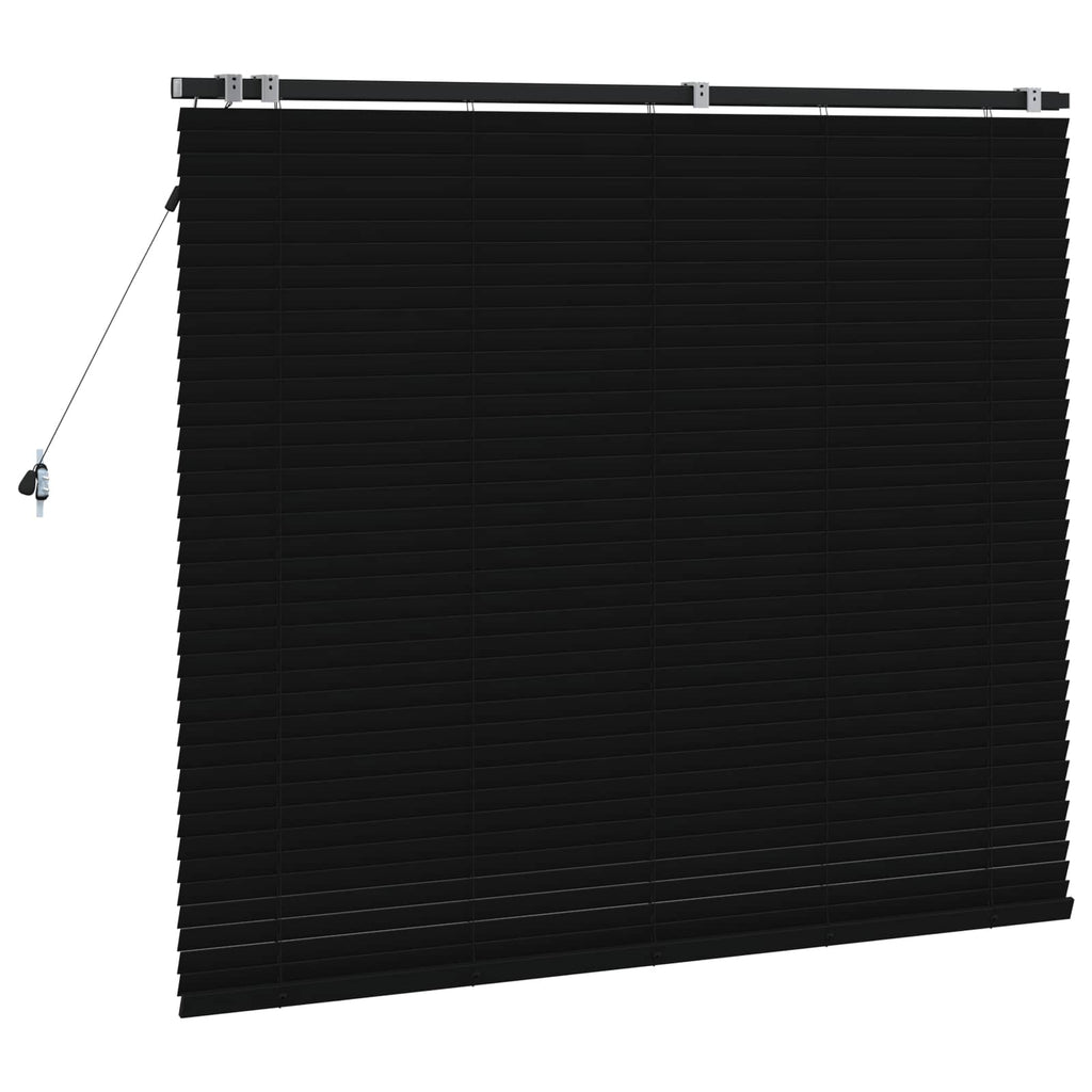 vidaXL Żaluzja wenecka Czarny 130 x 130 cm 35 mm