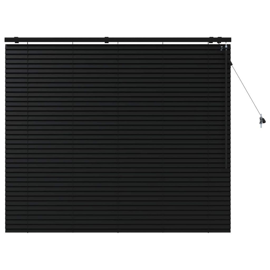vidaXL Żaluzja wenecka Czarny 140 x 130 cm 35 mm