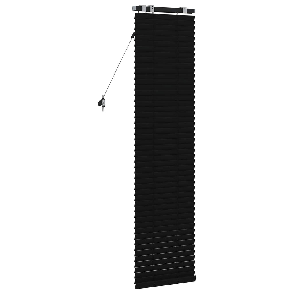 vidaXL Żaluzja wenecka Czarny 45 x 160 cm 35 mm