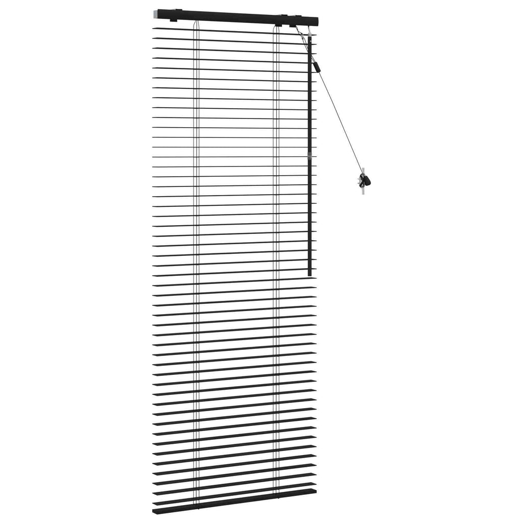 vidaXL Żaluzja wenecka Czarny 55 x 160 cm 35 mm
