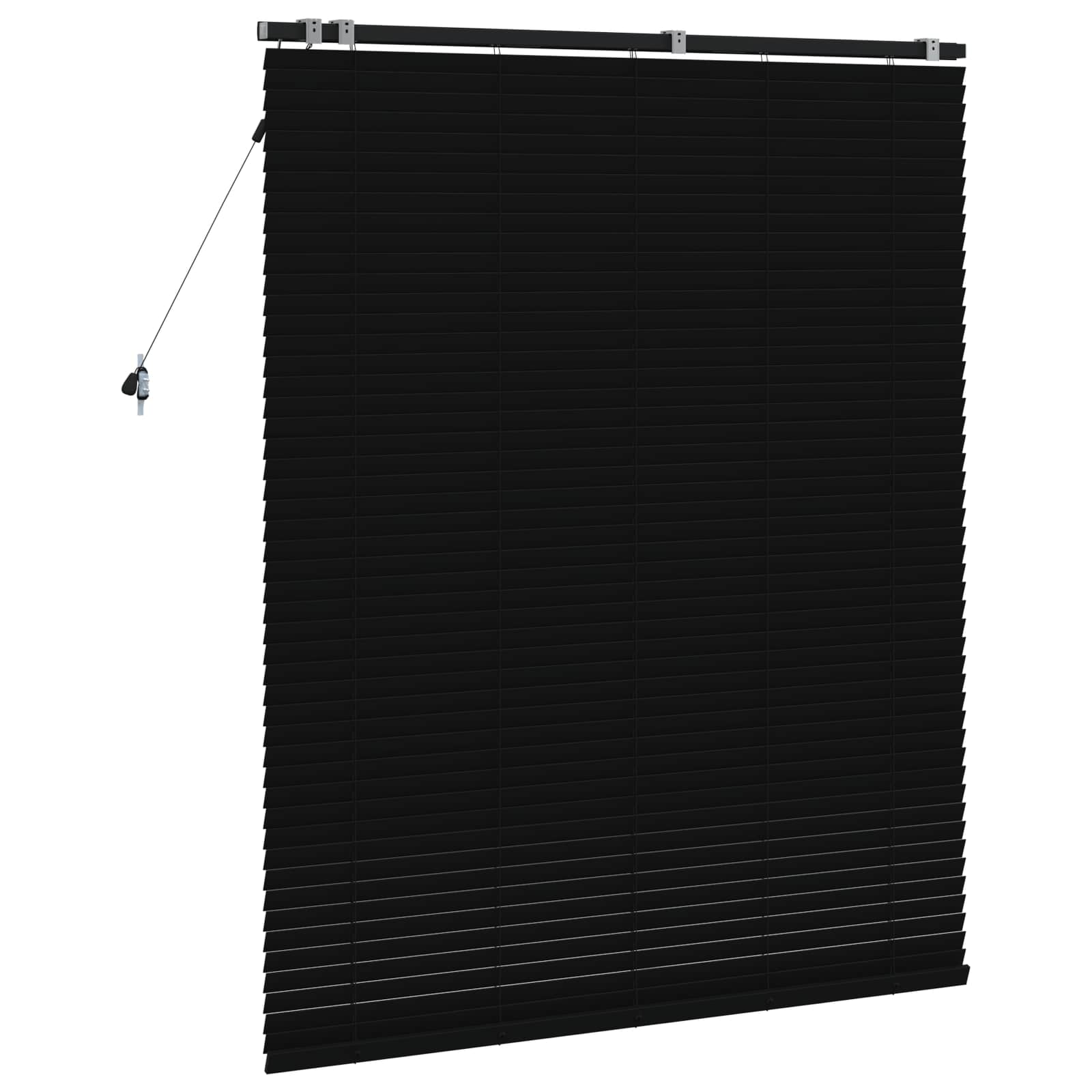 vidaXL Żaluzja wenecka Czarny 130 x 160 cm 35 mm