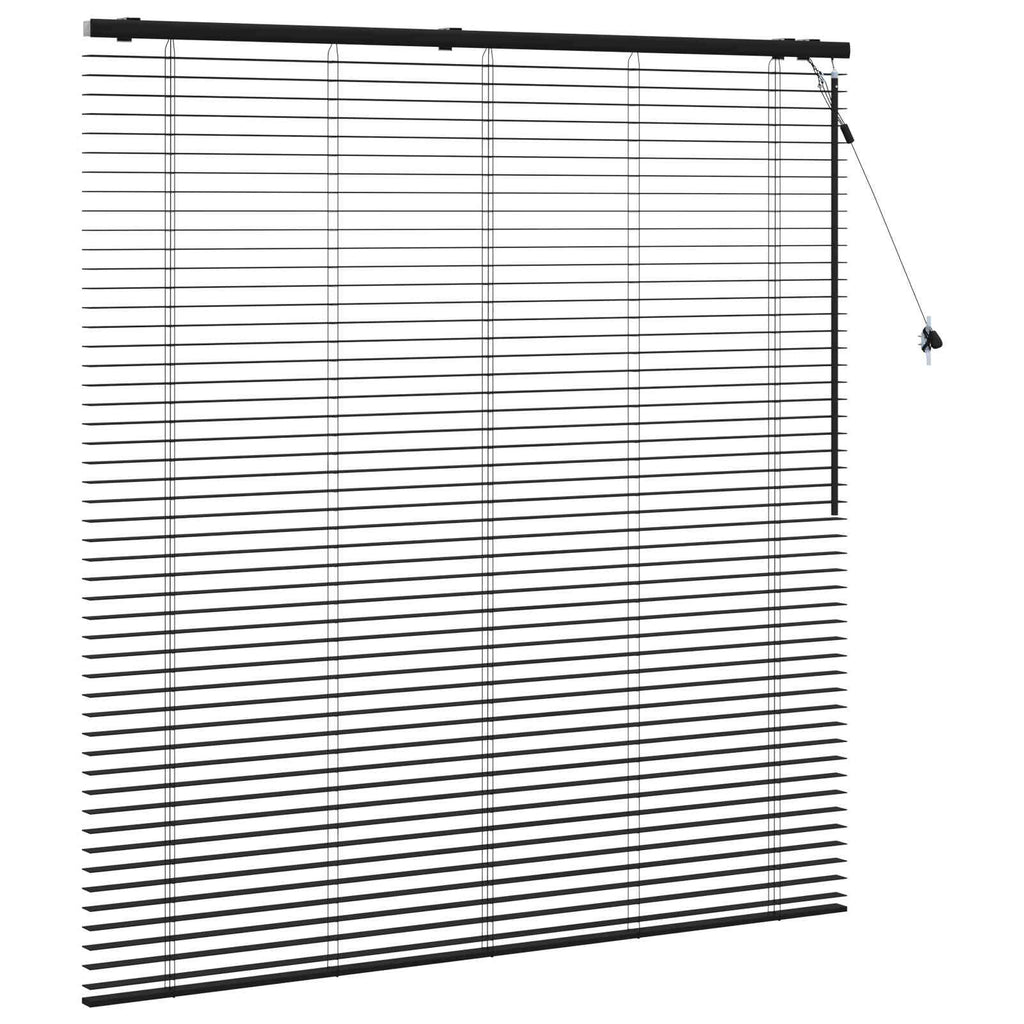 vidaXL Żaluzja wenecka Czarny 160 x 160 cm 35 mm